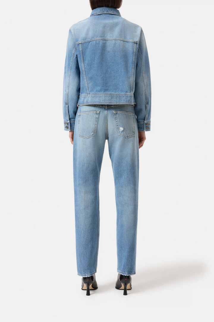 Closed - Mid Blue Denim Jacket - Kalifornia Jean Bar