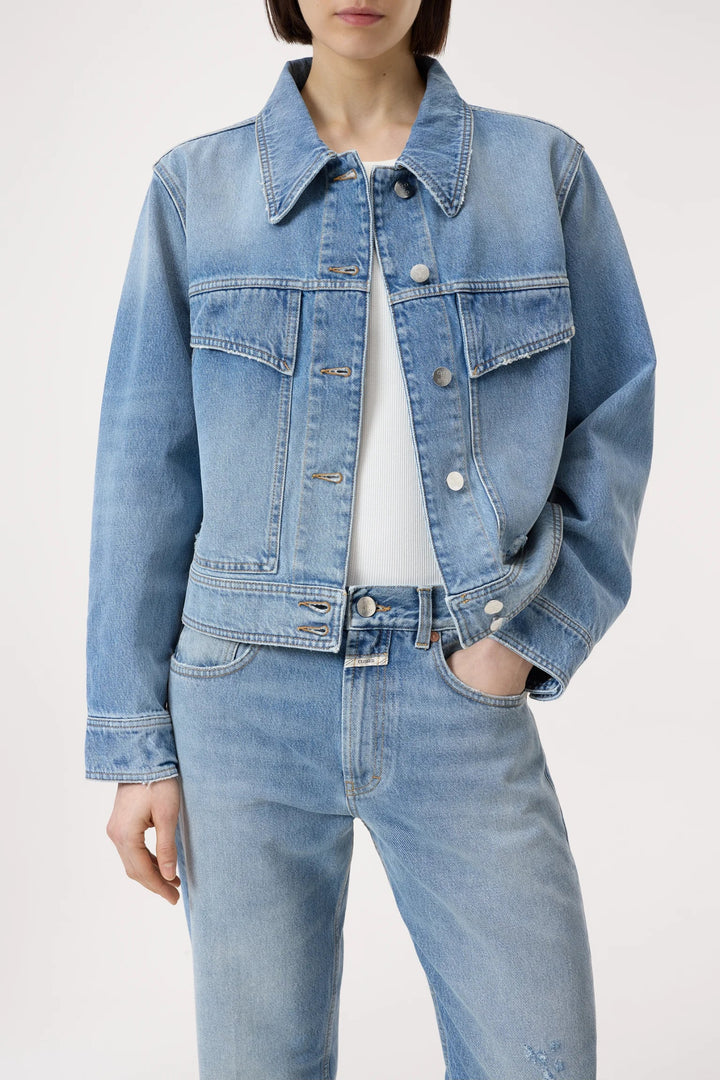 Closed - Mid Blue Denim Jacket - Kalifornia Jean Bar