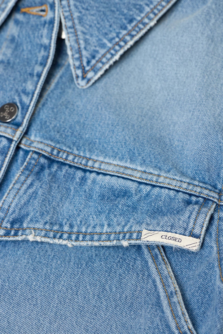 Closed - Mid Blue Denim Jacket - Kalifornia Jean Bar