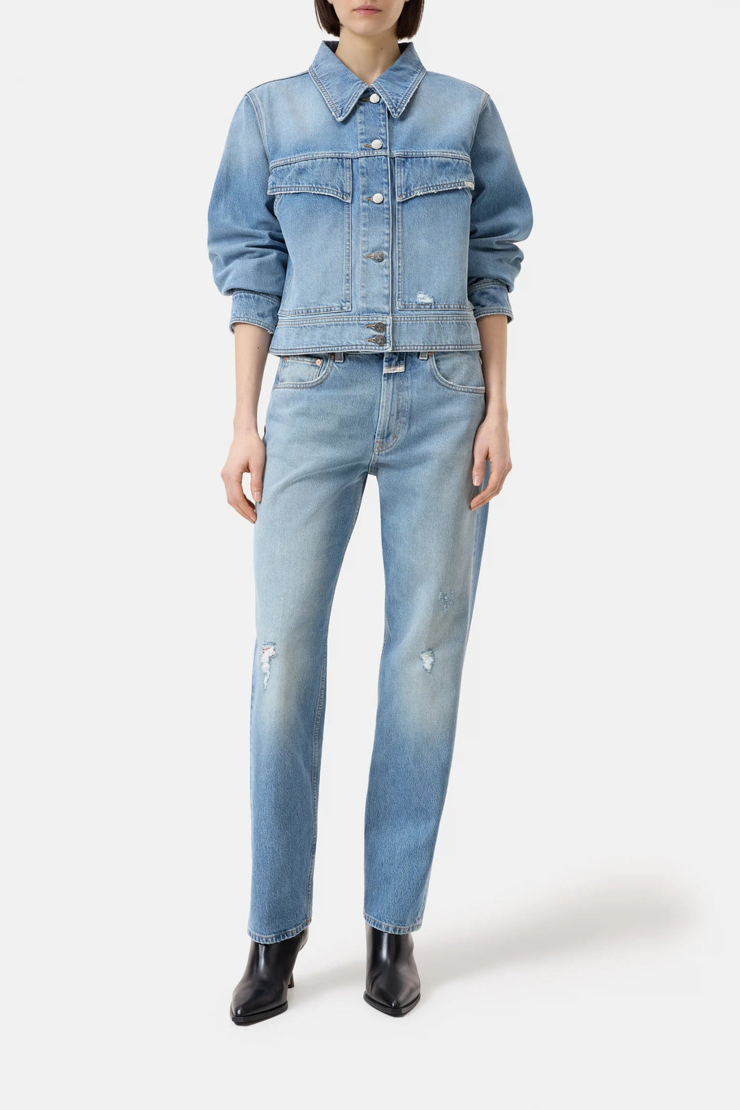 Closed - Mid Blue Denim Jacket - Kalifornia Jean Bar