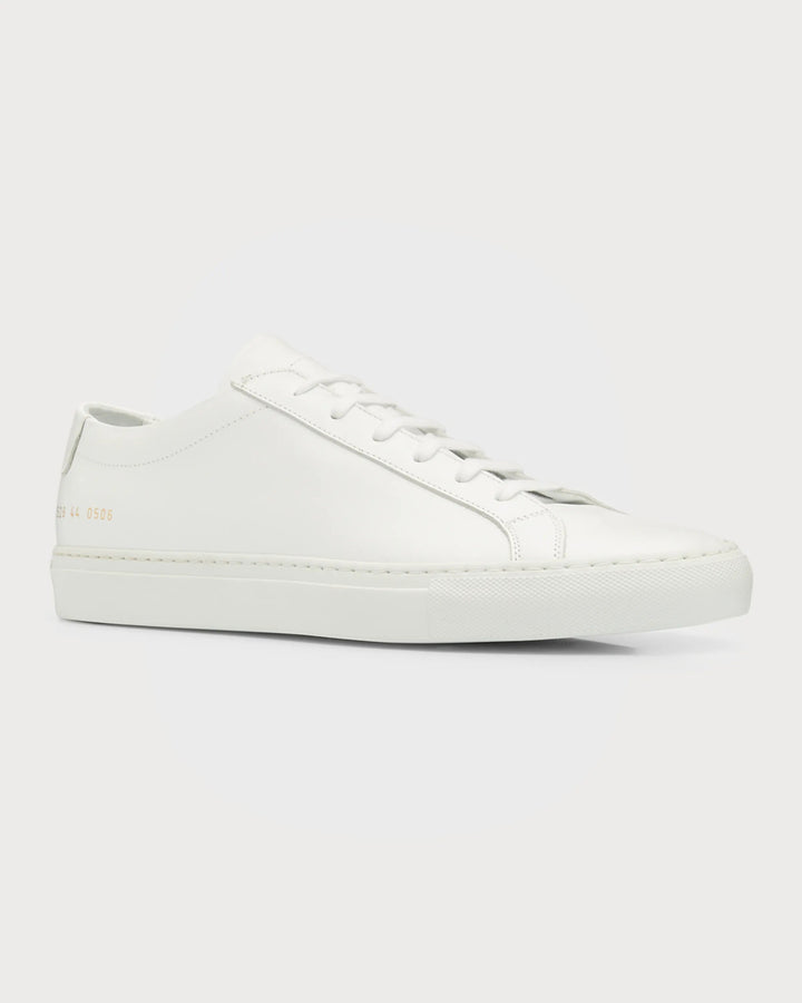 Common Projects - White Original Achilles Low Sneaker - Kalifornia Jean Bar