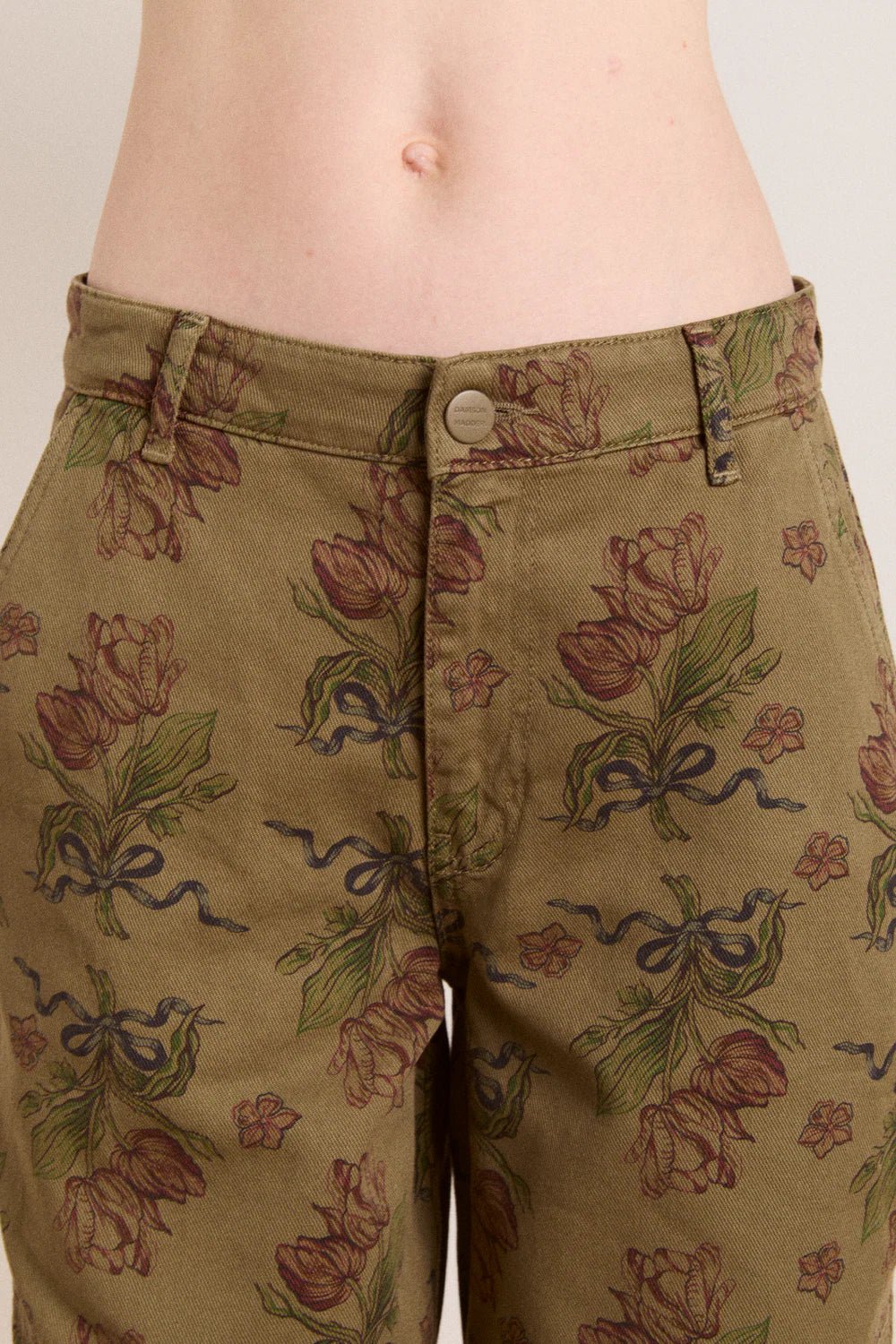 Damson Madder - Drew Jeans in Tulip Khaki - Kalifornia Jean Bar