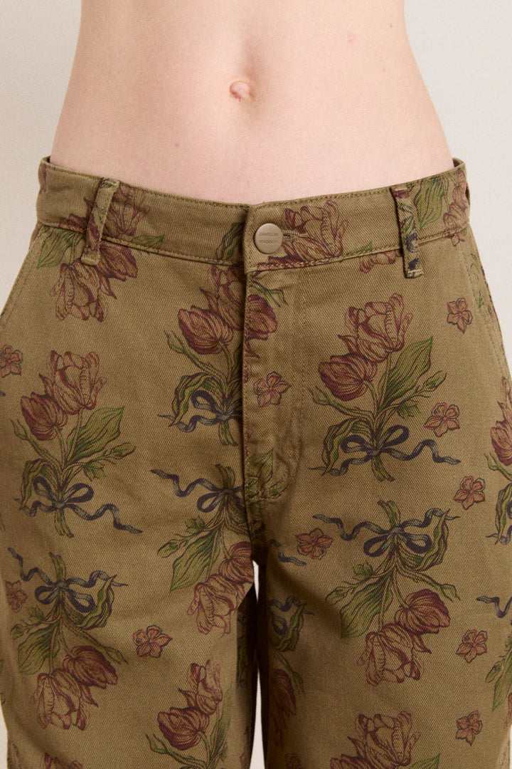 Damson Madder - Drew Jeans in Tulip Khaki - Kalifornia Jean Bar