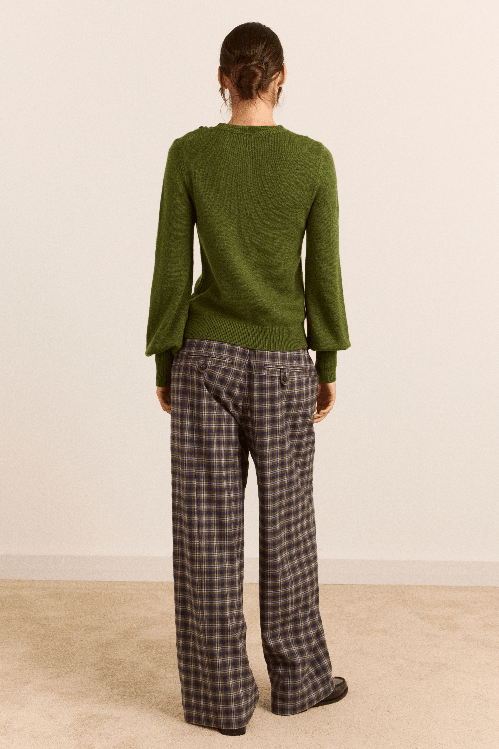 Damson Madder - Marla Wool Cashmere Blend Cardigan - Kalifornia Jean Bar