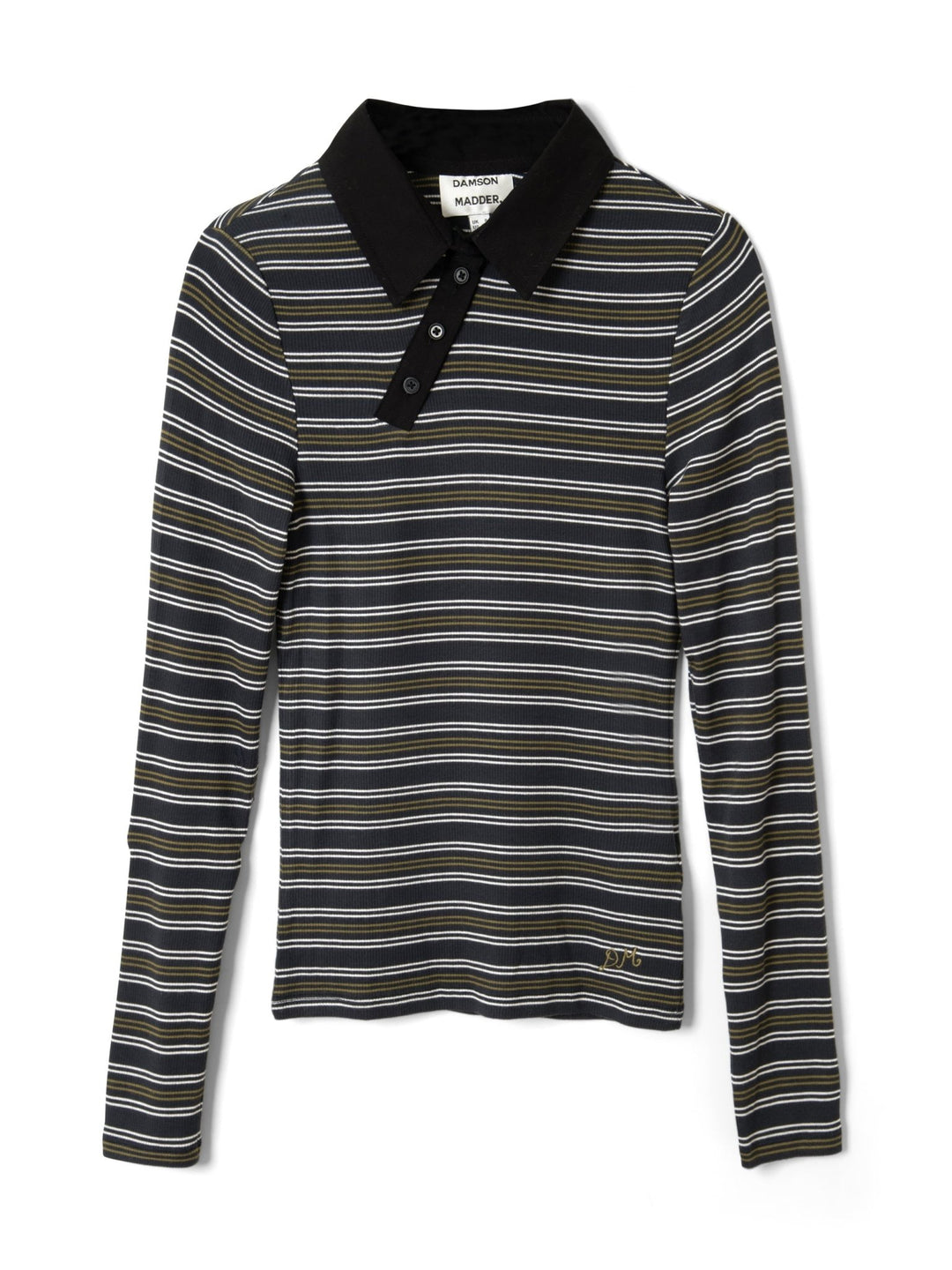 Damson Madder - Peyton Striped Polo - Kalifornia Jean Bar