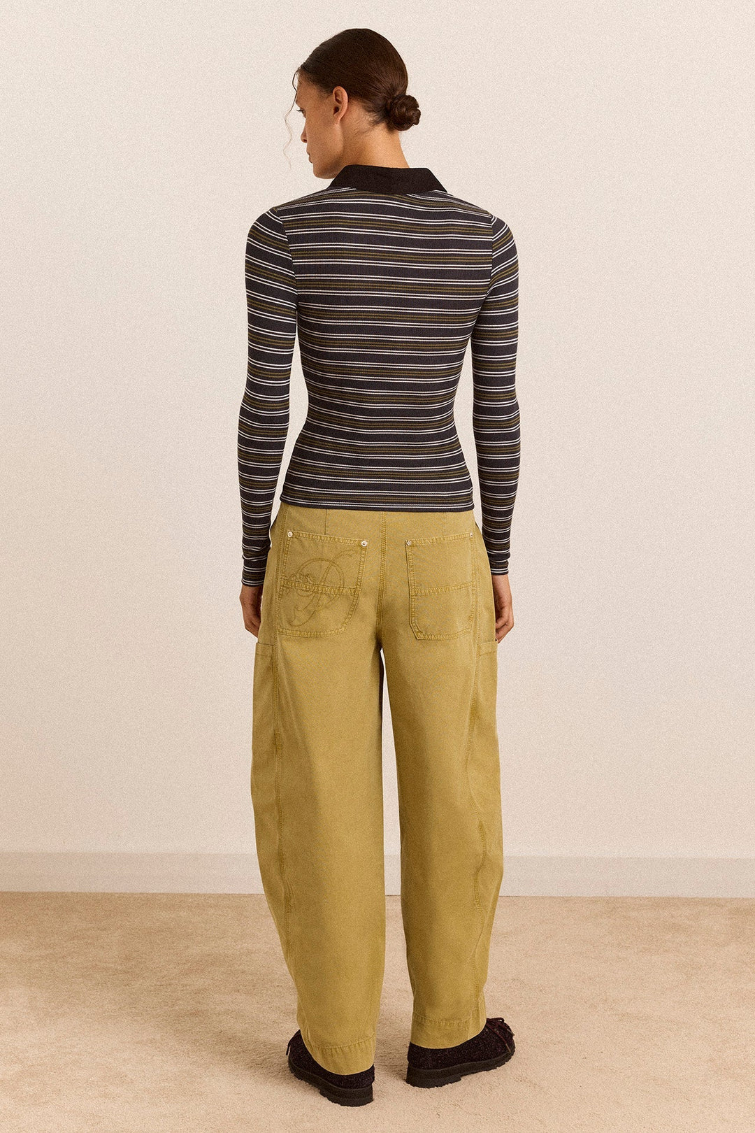 Damson Madder - Peyton Striped Polo - Kalifornia Jean Bar