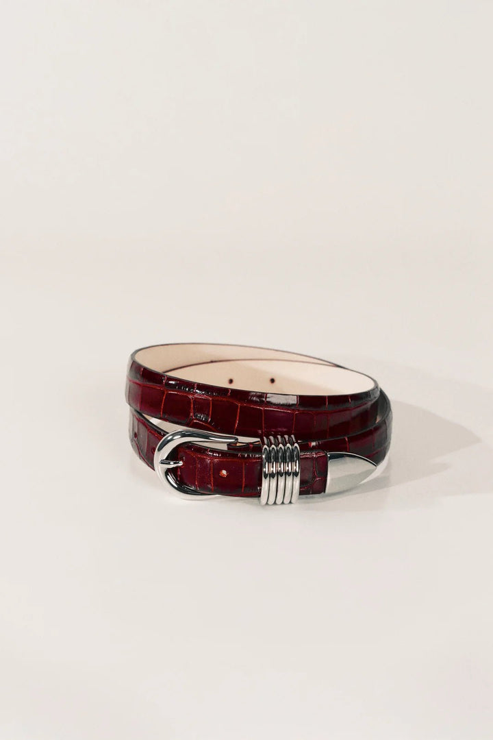 Déhanche - Hollyhock Bordeaux Croco/Silver - Kalifornia Jean Bar