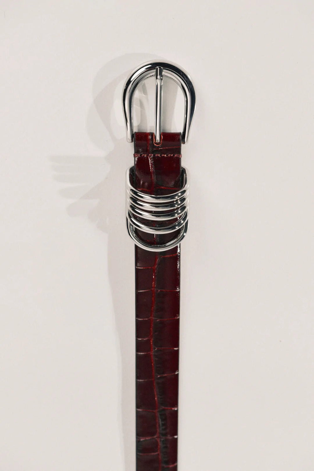 Déhanche - Hollyhock Bordeaux Croco/Silver - Kalifornia Jean Bar