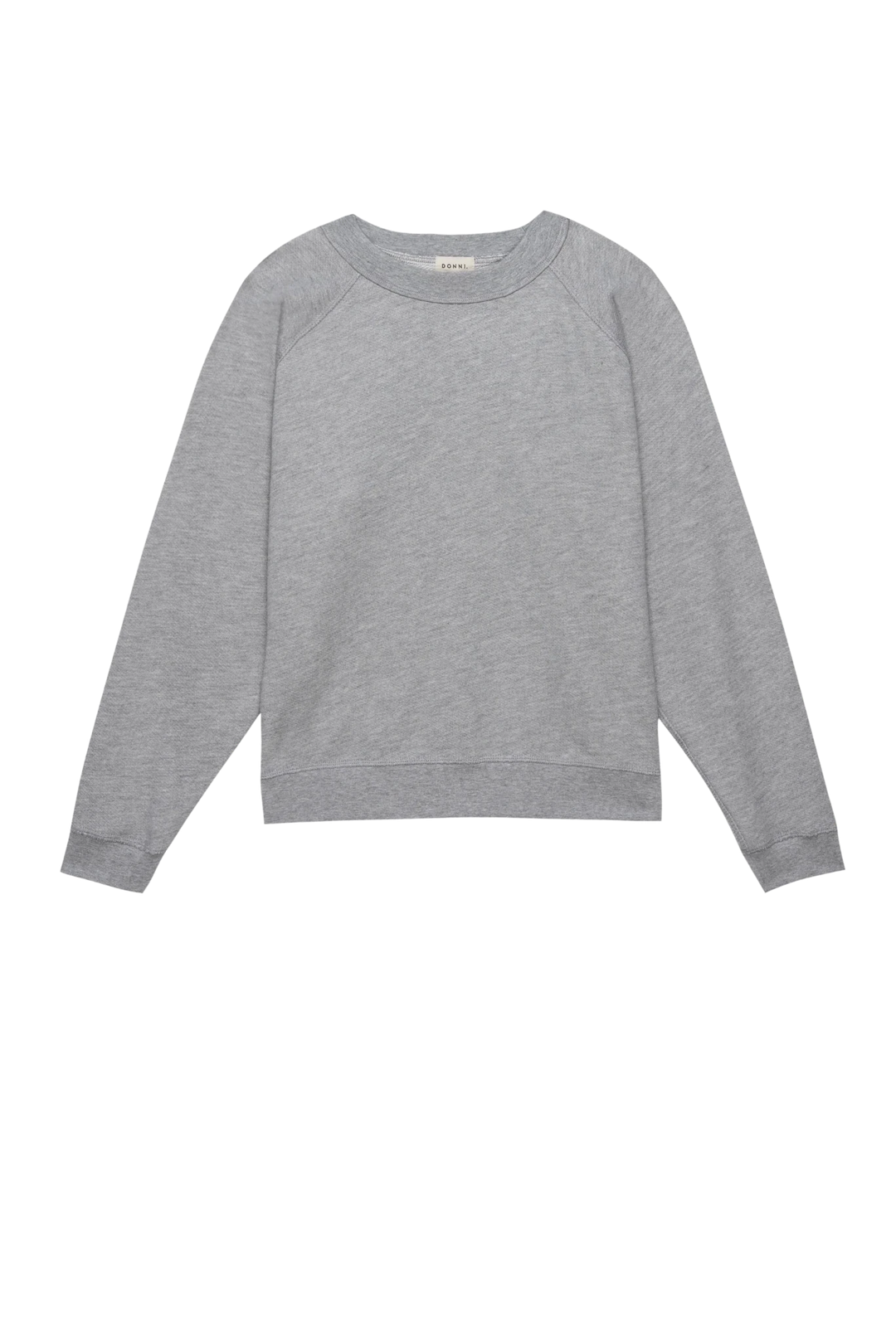 Donni - Eco Terry Crewneck Heather Grey - Kalifornia Jean Bar