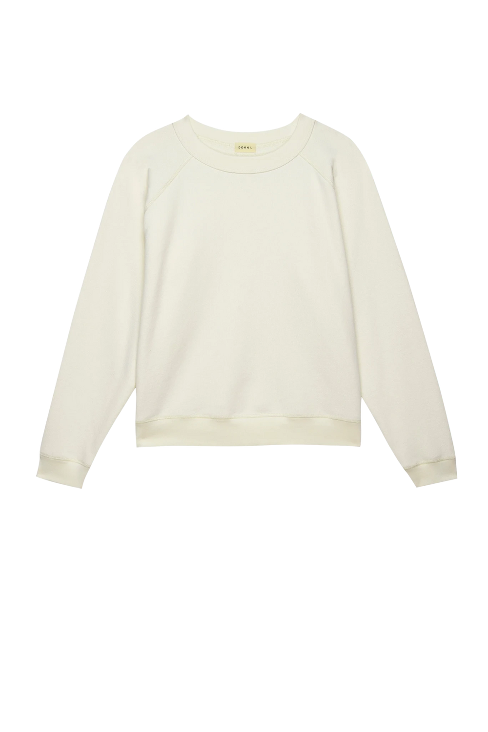 Donni - Eco - Terry Crewneck in Cream - Kalifornia Jean Bar
