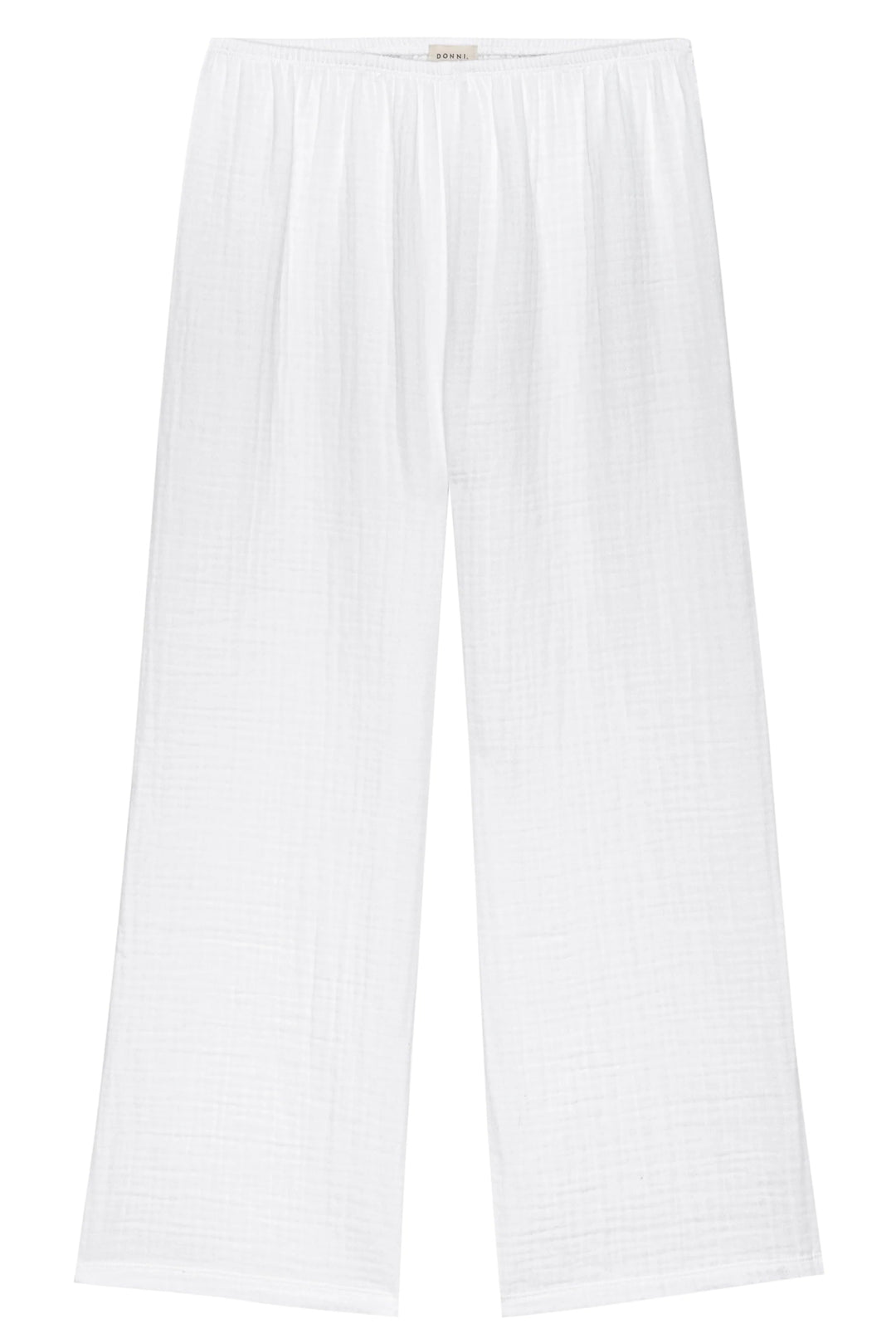 Donni - The Bubble Crop Simple Pant in Powder - Kalifornia Jean Bar
