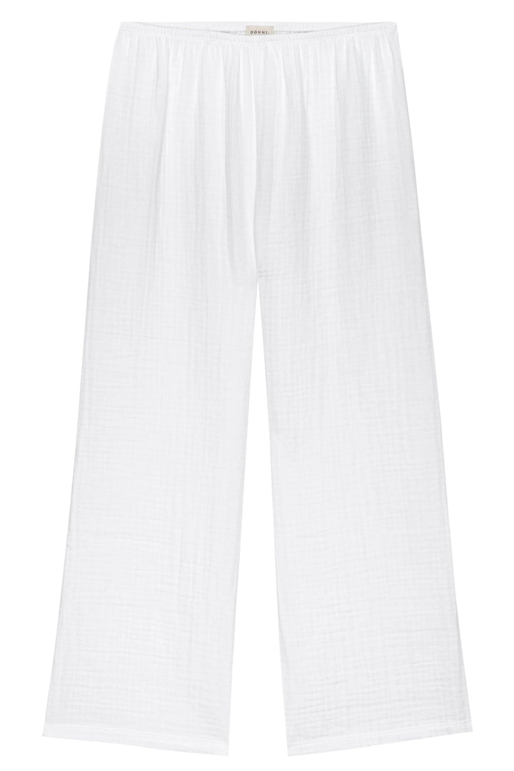 Donni - The Bubble Crop Simple Pant in Powder - Kalifornia Jean Bar