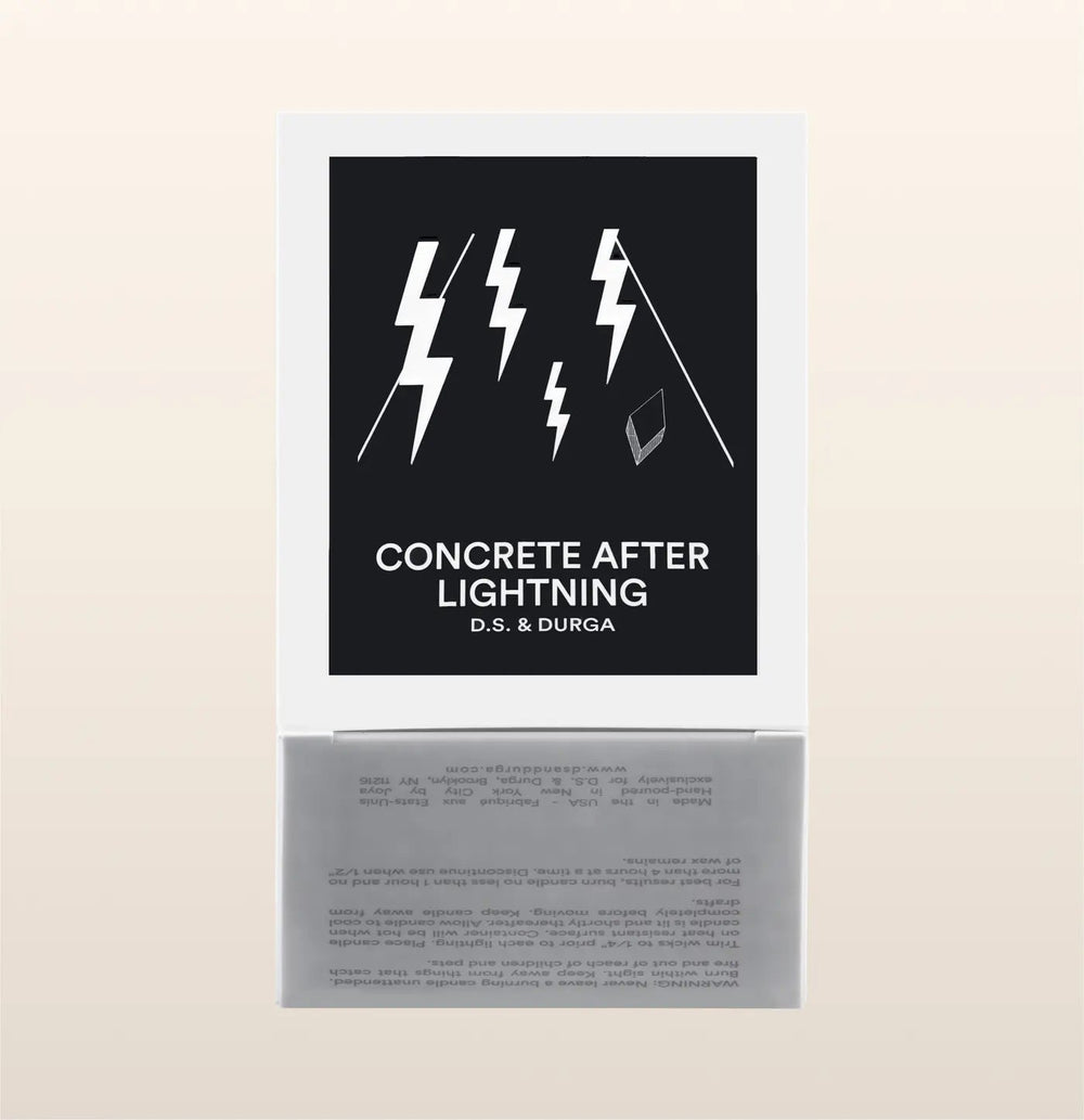 DS & Durga - Concrete After Lightning Candle - Kalifornia Jean Bar