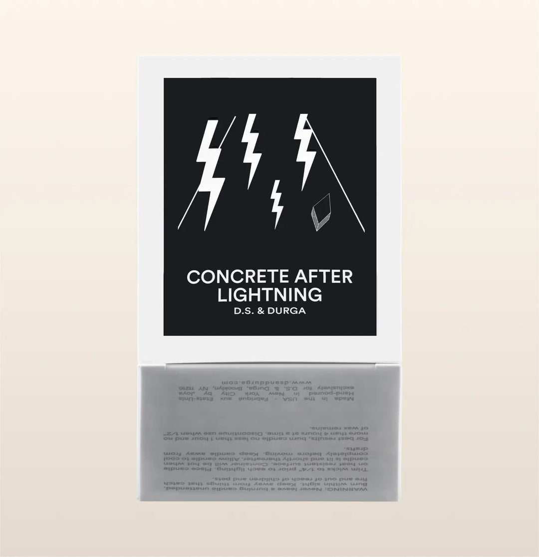 DS & Durga - Concrete After Lightning Candle - Kalifornia Jean Bar