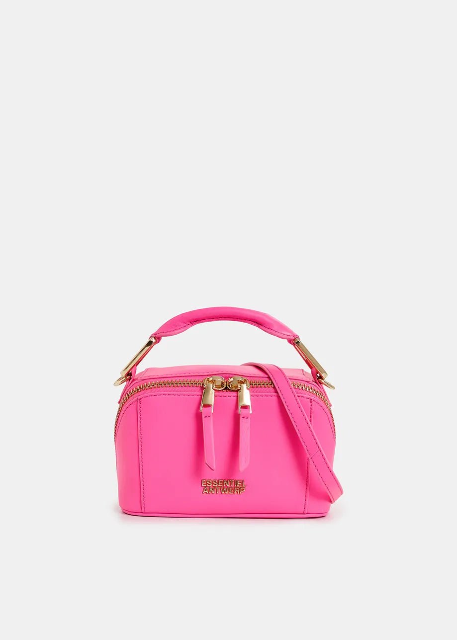 Essentiel Antwerp - Bright Pink Mini Leather Bag - Kalifornia Jean Bar