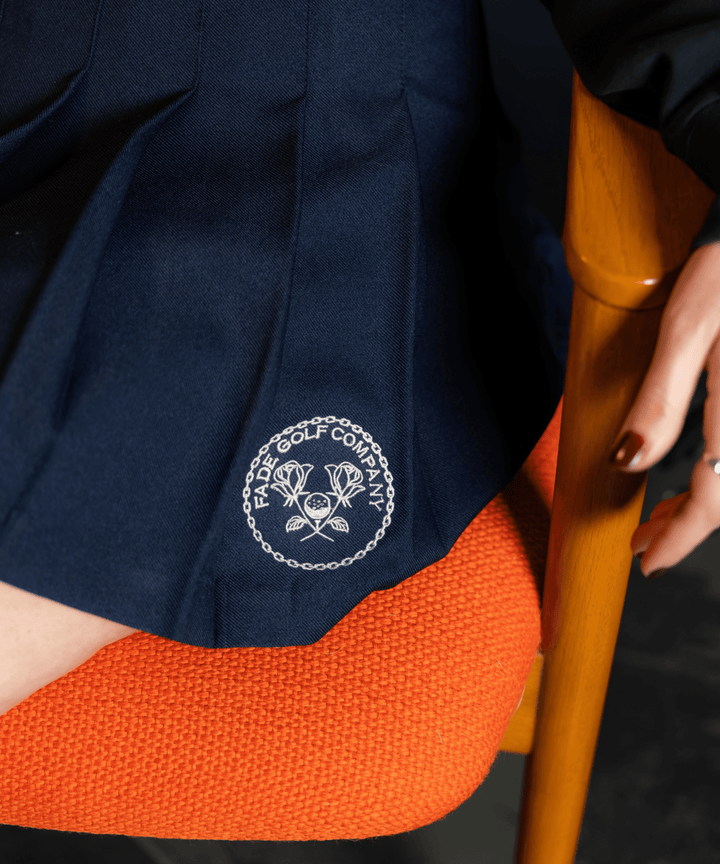 Fade Golf Co. - Claire Pleated Tennis Skirt in Navy - Kalifornia Jean Bar