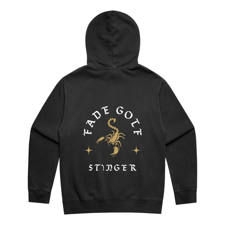 Fade Golf Co. - Stinger Hoodie in Faded Black - Kalifornia Jean Bar