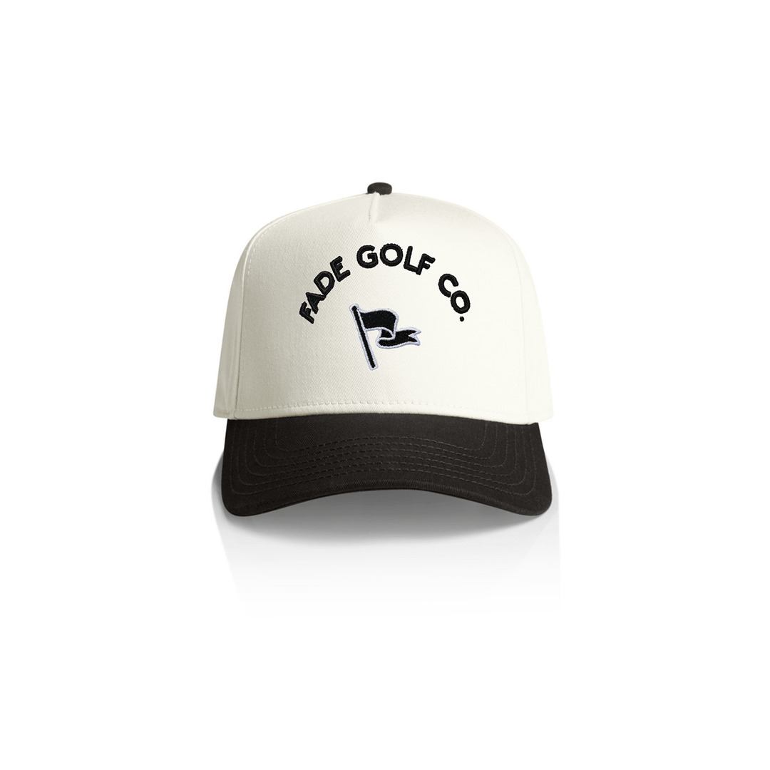 Fade Golf Co. - Vintage Black/White Two - Tone Flagstick Cap - Kalifornia Jean Bar