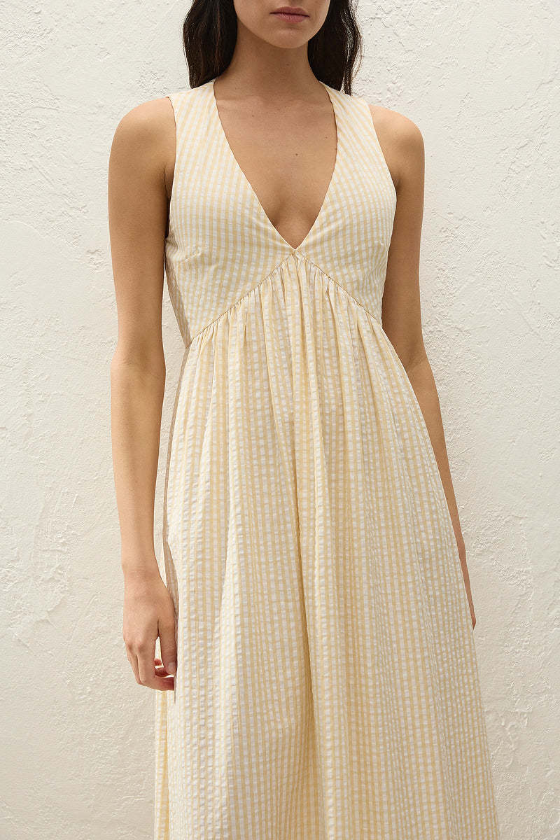 Faithfull the Brand - Lune Dress Buttered Gingham - Kalifornia Jean Bar