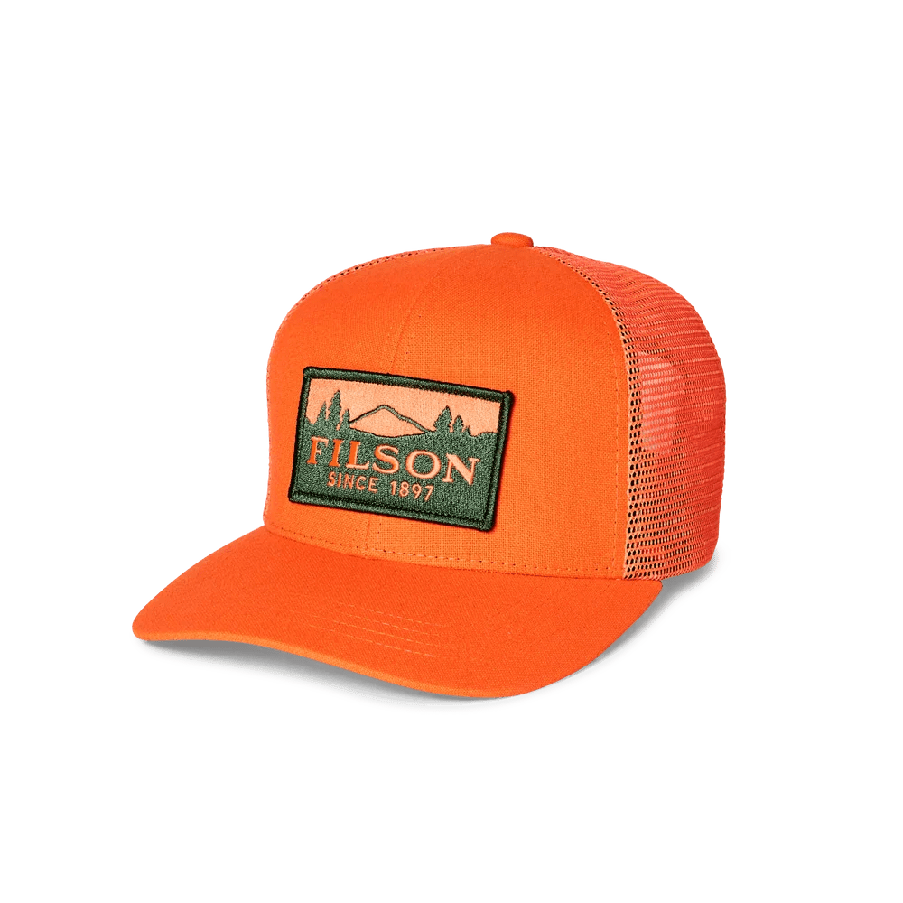 Filson - Blaze Orange Logger Cap - Kalifornia Jean Bar