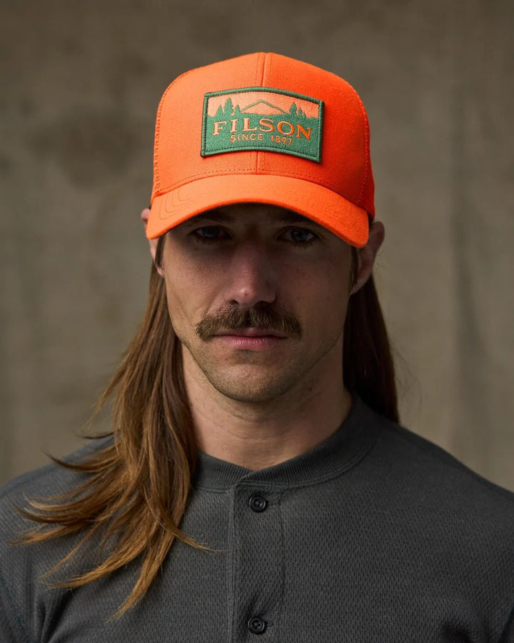 Filson - Blaze Orange Logger Cap - Kalifornia Jean Bar