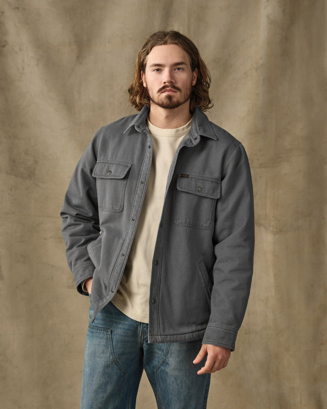 Filson - Fleece Lined Jac-Shirt Rockslide Gray - Kalifornia Jean Bar