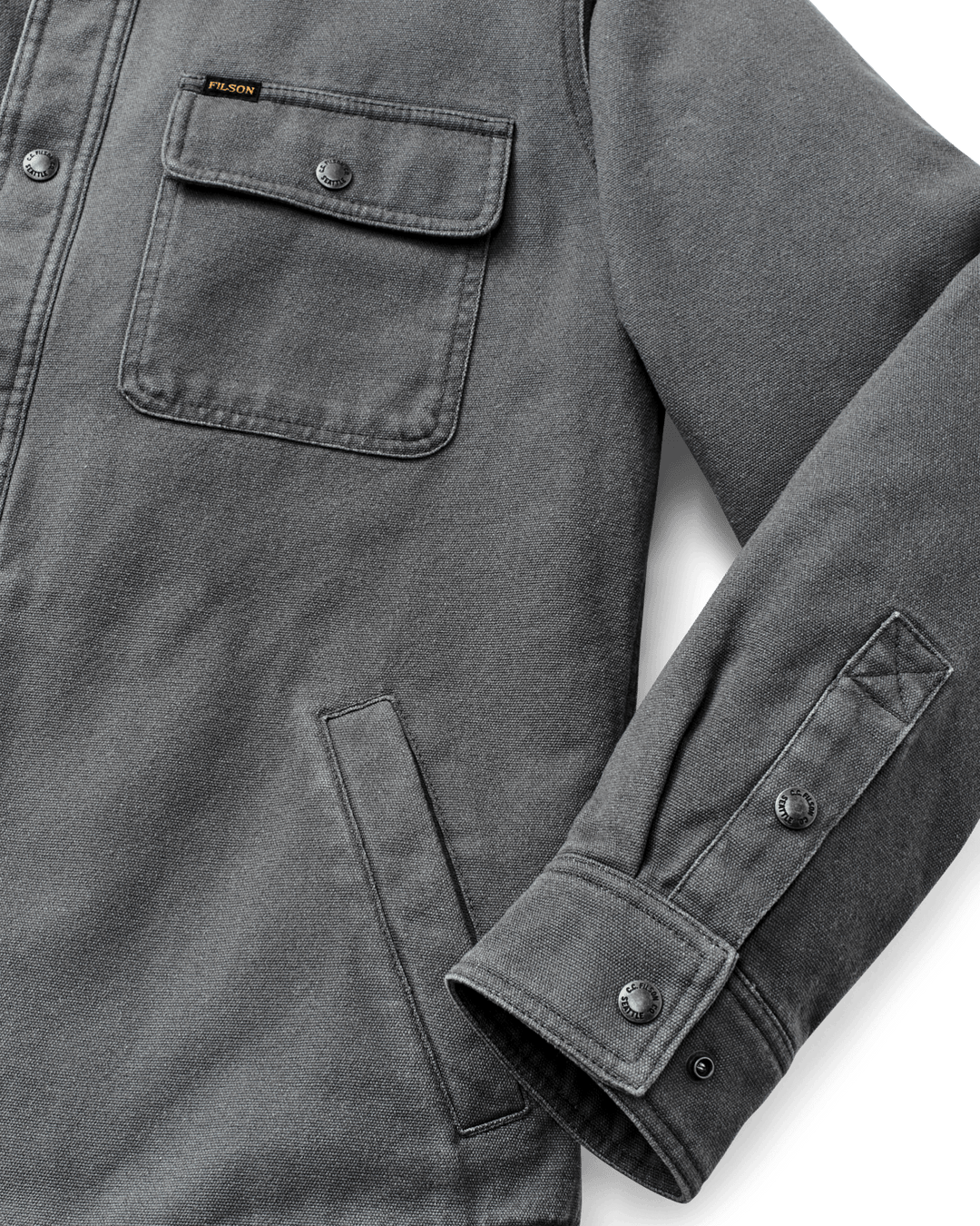 Filson - Fleece Lined Jac-Shirt Rockslide Gray - Kalifornia Jean Bar