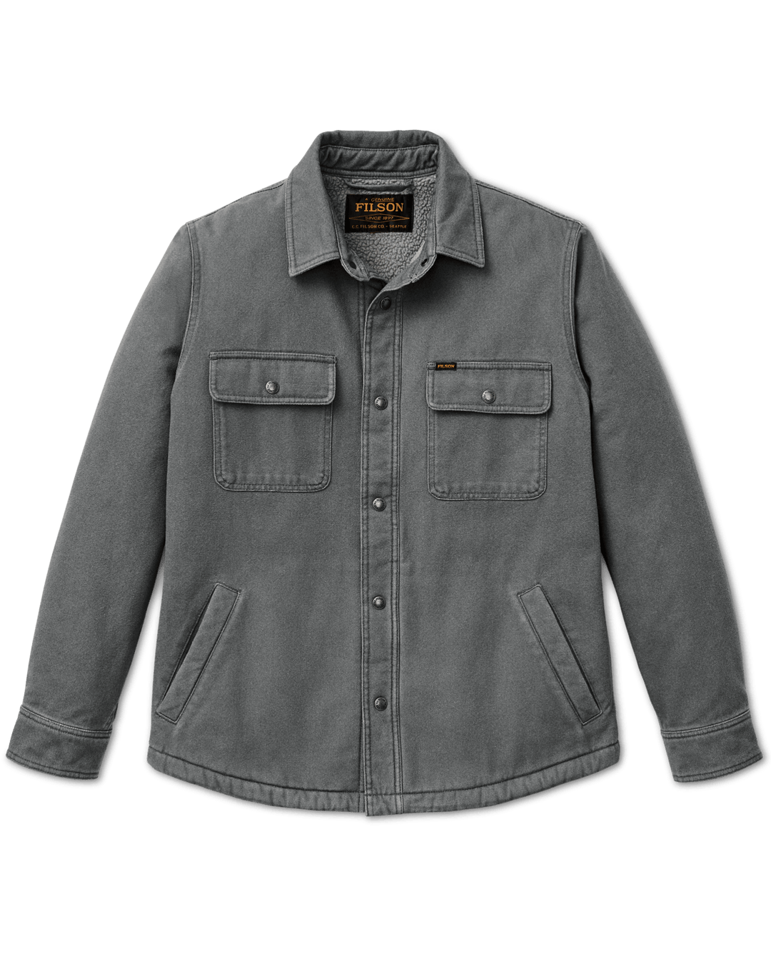 Filson - Fleece Lined Jac-Shirt Rockslide Gray - Kalifornia Jean Bar