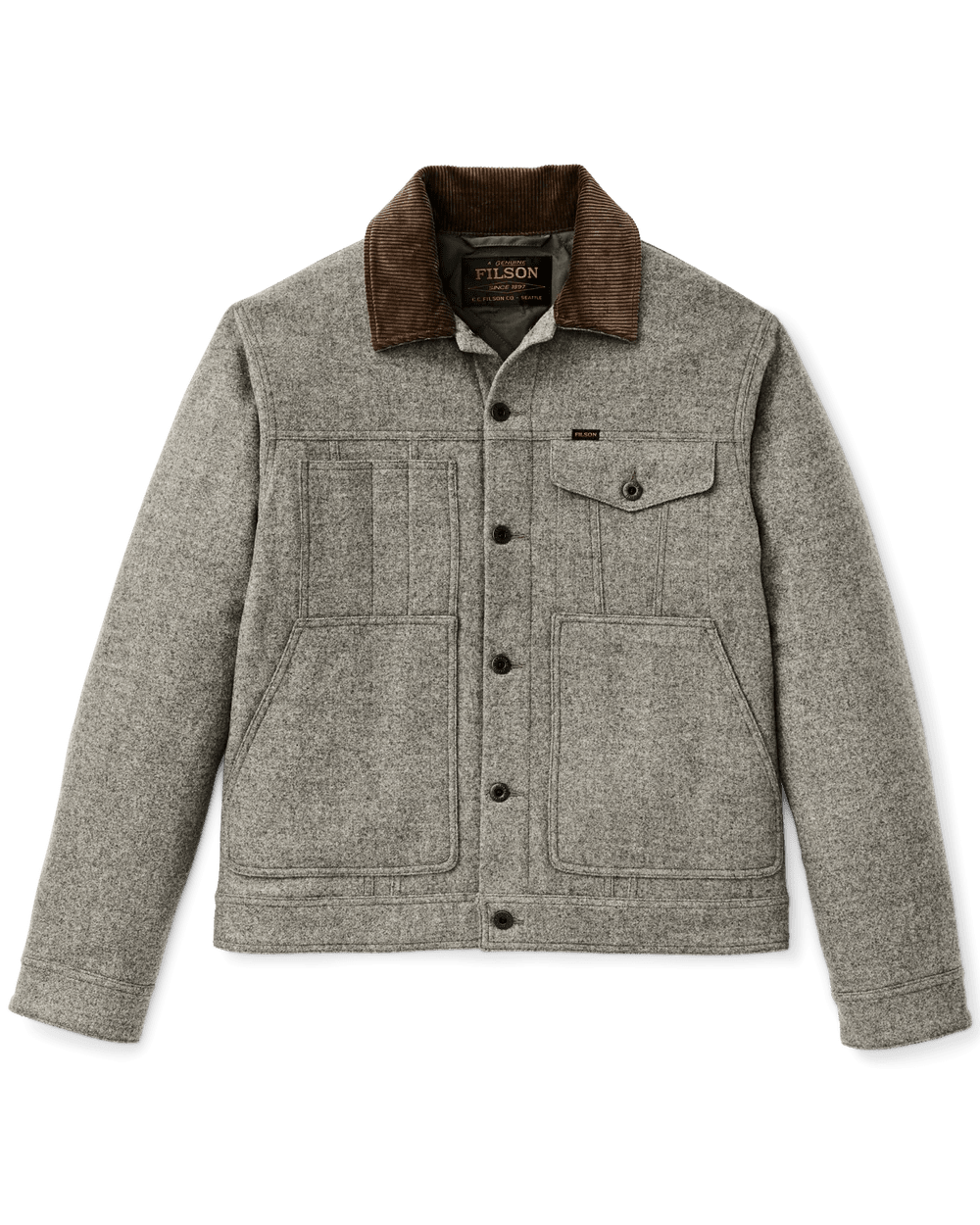 Filson - Spokane Insulated Short Cruiser Vintage Heather Grey - Kalifornia Jean Bar