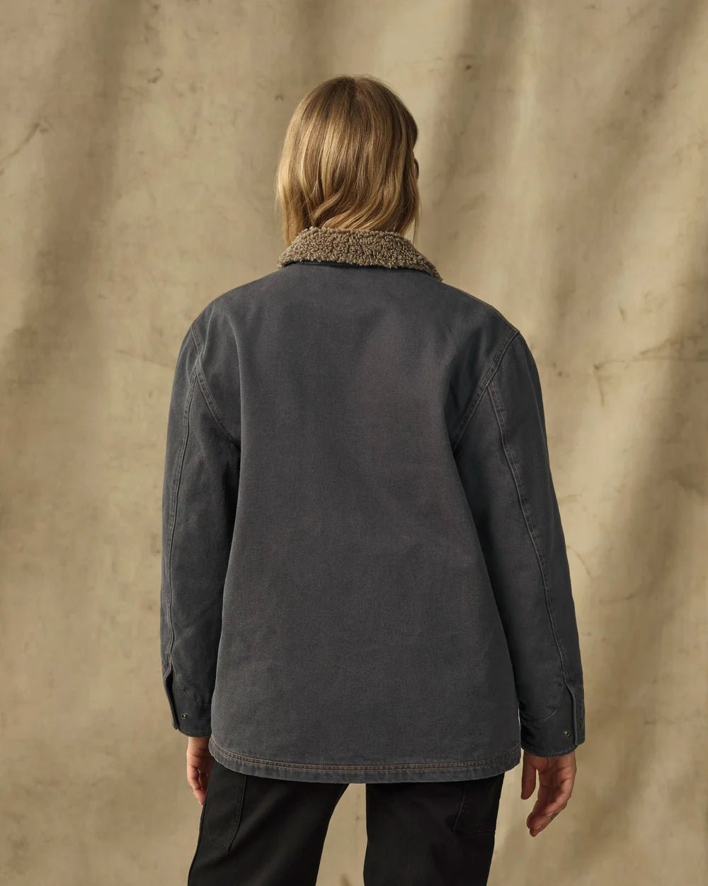 Filson - Women's Black Denim Insulated Outfitter Coat - Kalifornia Jean Bar