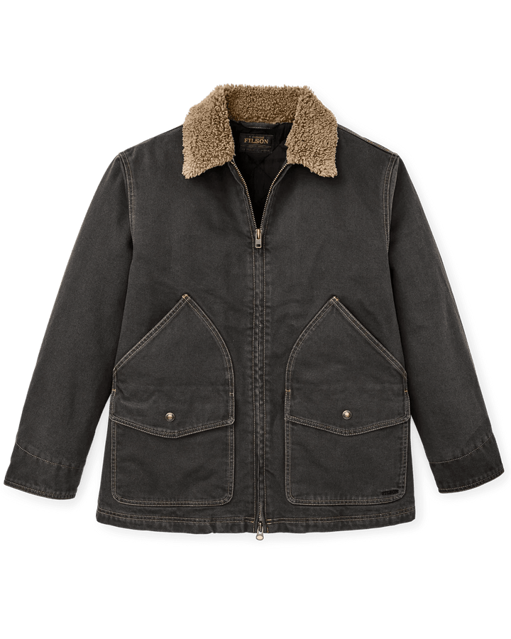 Filson - Women's Black Denim Insulated Outfitter Coat - Kalifornia Jean Bar