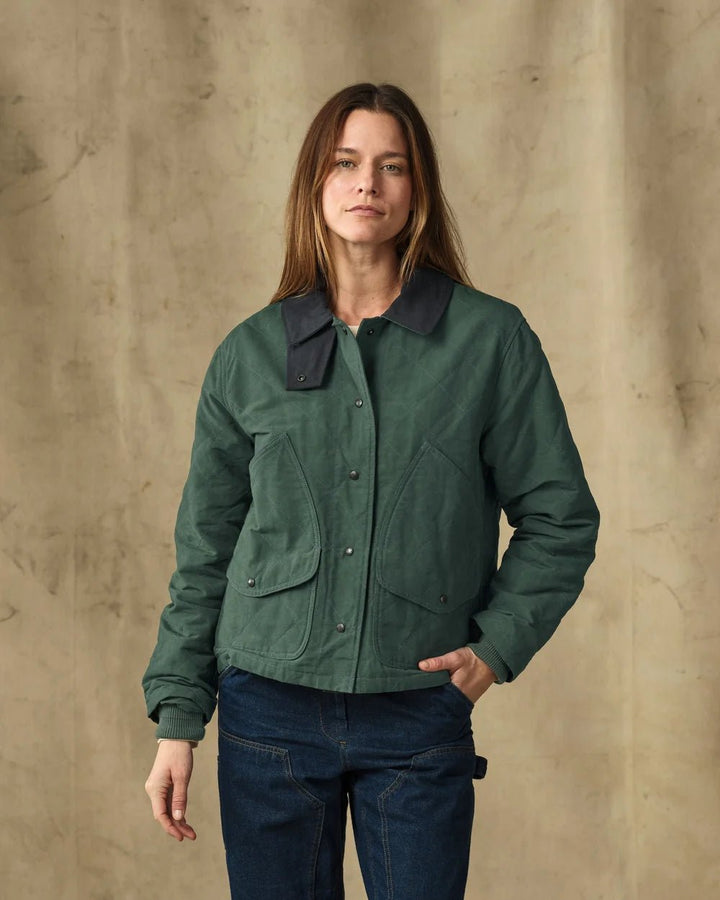 Filson - Women's Quilted Outfitter Jacket Deep Forest - Kalifornia Jean Bar