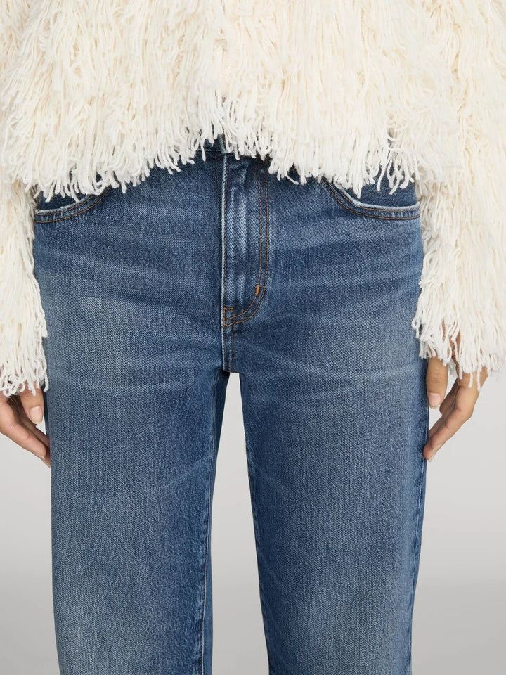 Frame Denim - The Hang Mid-Rise Jean in Lucky - Kalifornia Jean Bar