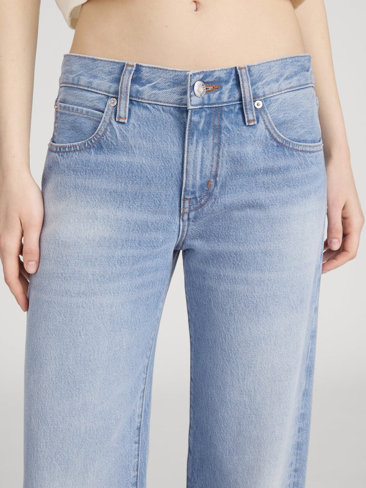 Frame - The Saturday Straight Leg in Static - Kalifornia Jean Bar