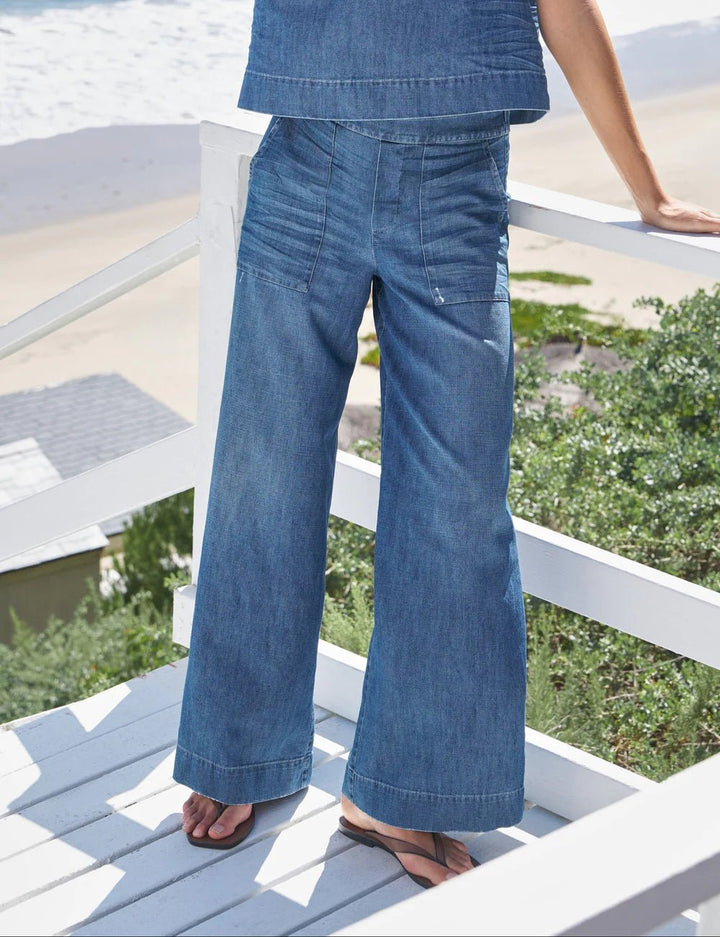 Frank & Eileen - Madeline Distressed Indigo Pant - Kalifornia Jean Bar
