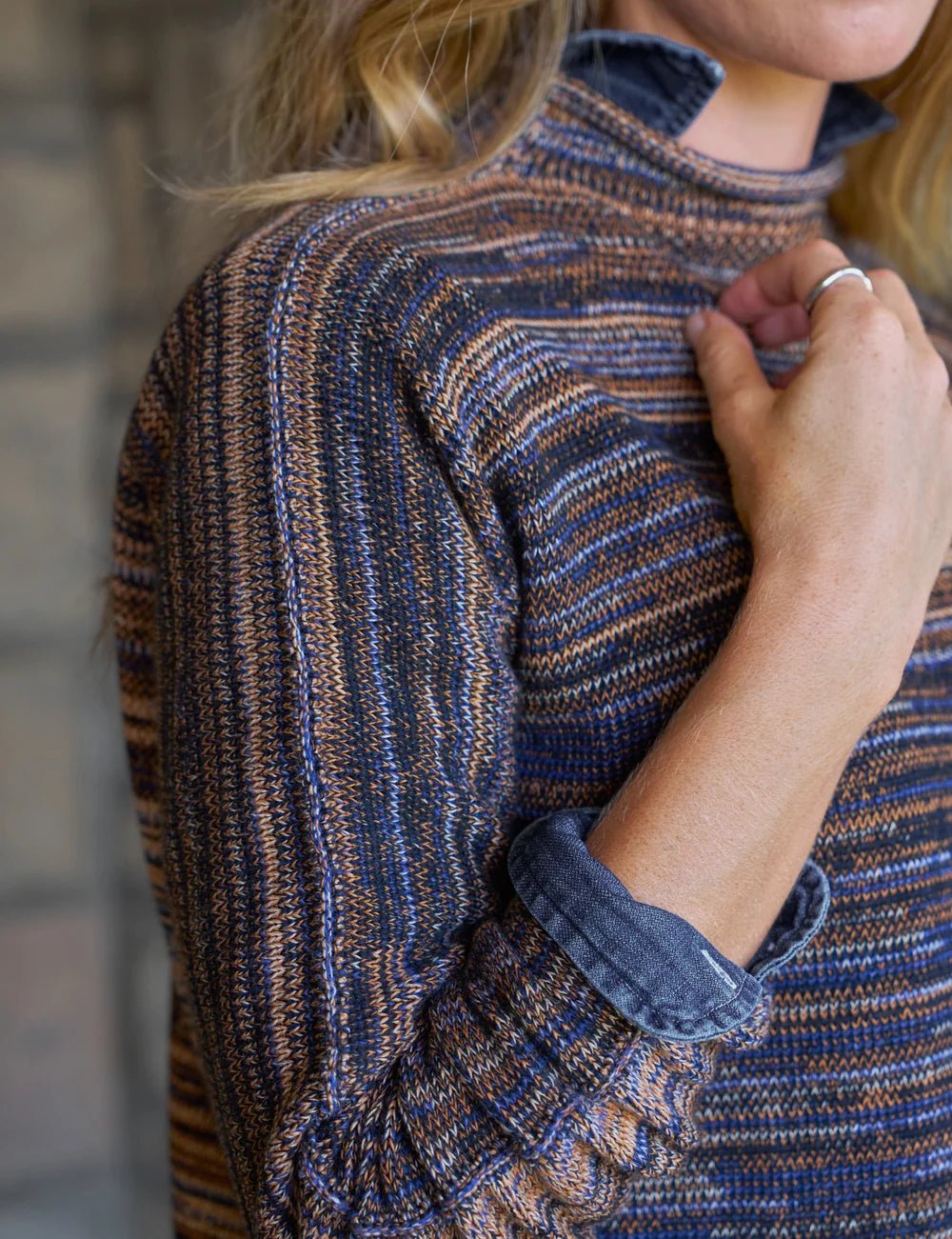 Frank & Eileen - Monterey Sweater in Harvest - Kalifornia Jean Bar