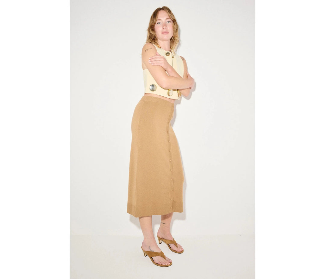 Freda Salvador - Kat Chestnut Suede Heeled Leather Thong - Kalifornia Jean Bar