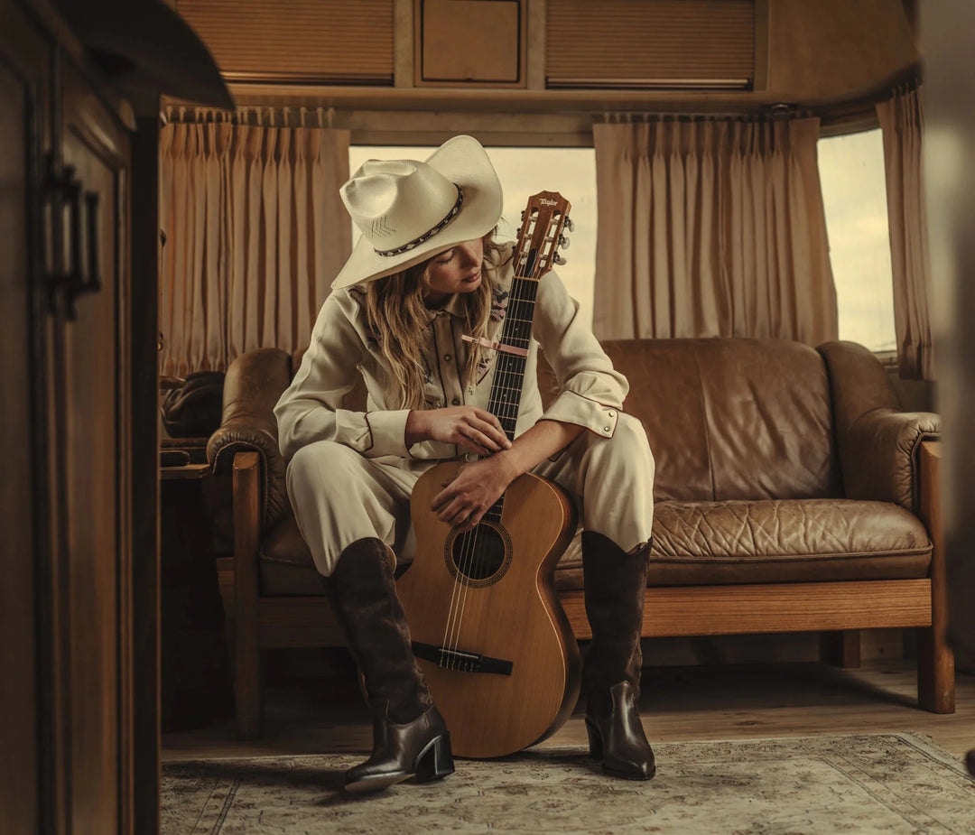 Freda Salvador - Limited Edition Nancie Western Boot Sable Suede - Kalifornia Jean Bar