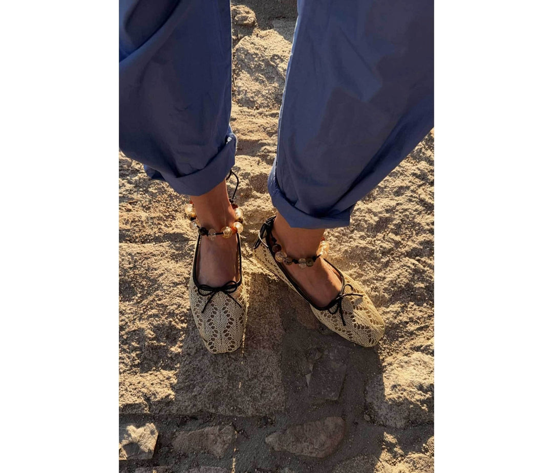 Freda Salvador - Lorna Murray Jada Flat Natural Diamond Raffia - Kalifornia Jean Bar