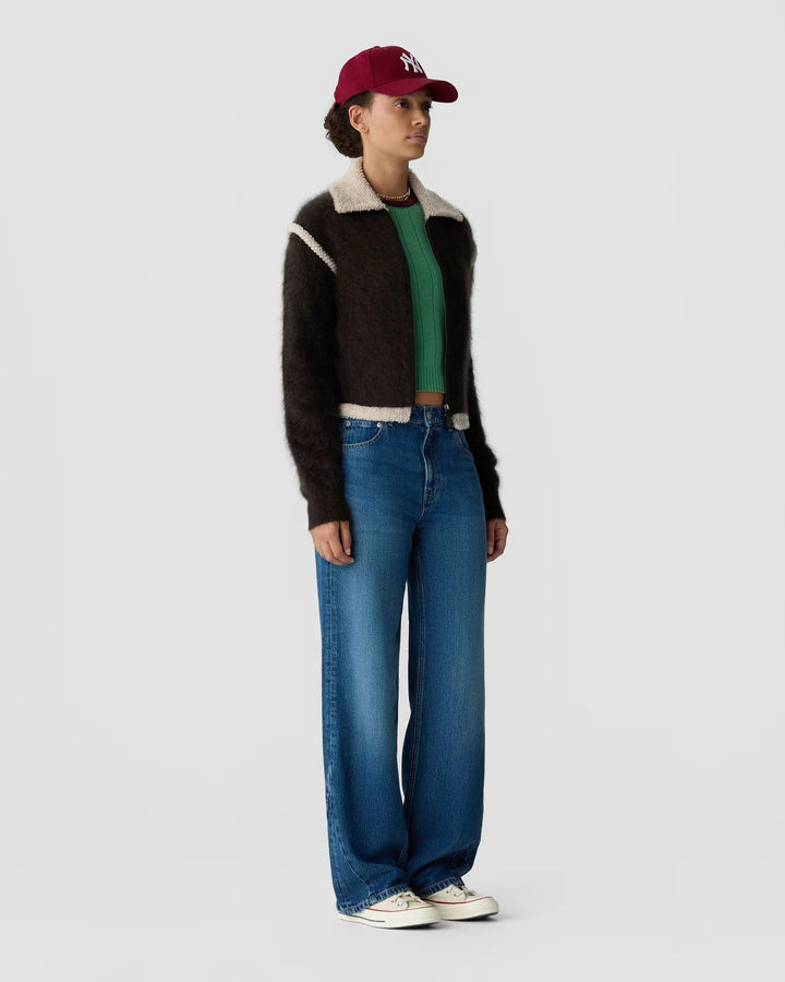 Guest in Residence - Burnt Cocoa Grizzly Frankie Jacket - Kalifornia Jean Bar