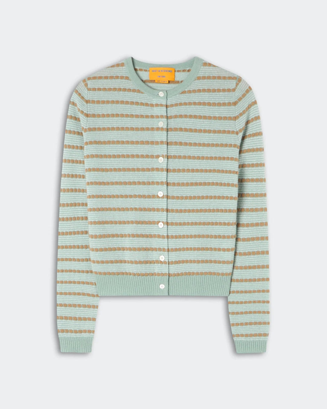 Guest in Residence - Pebble Stripe Jane Cardigan Sagebrush Combo - Kalifornia Jean Bar