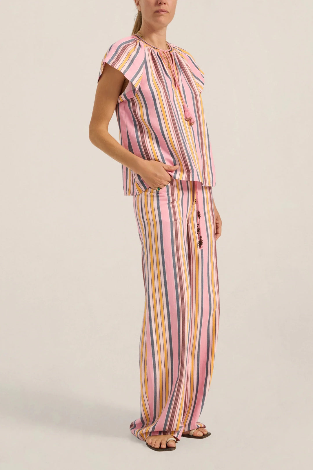 Ilio Nema - Odin Pants Samos Stripe - Kalifornia Jean Bar