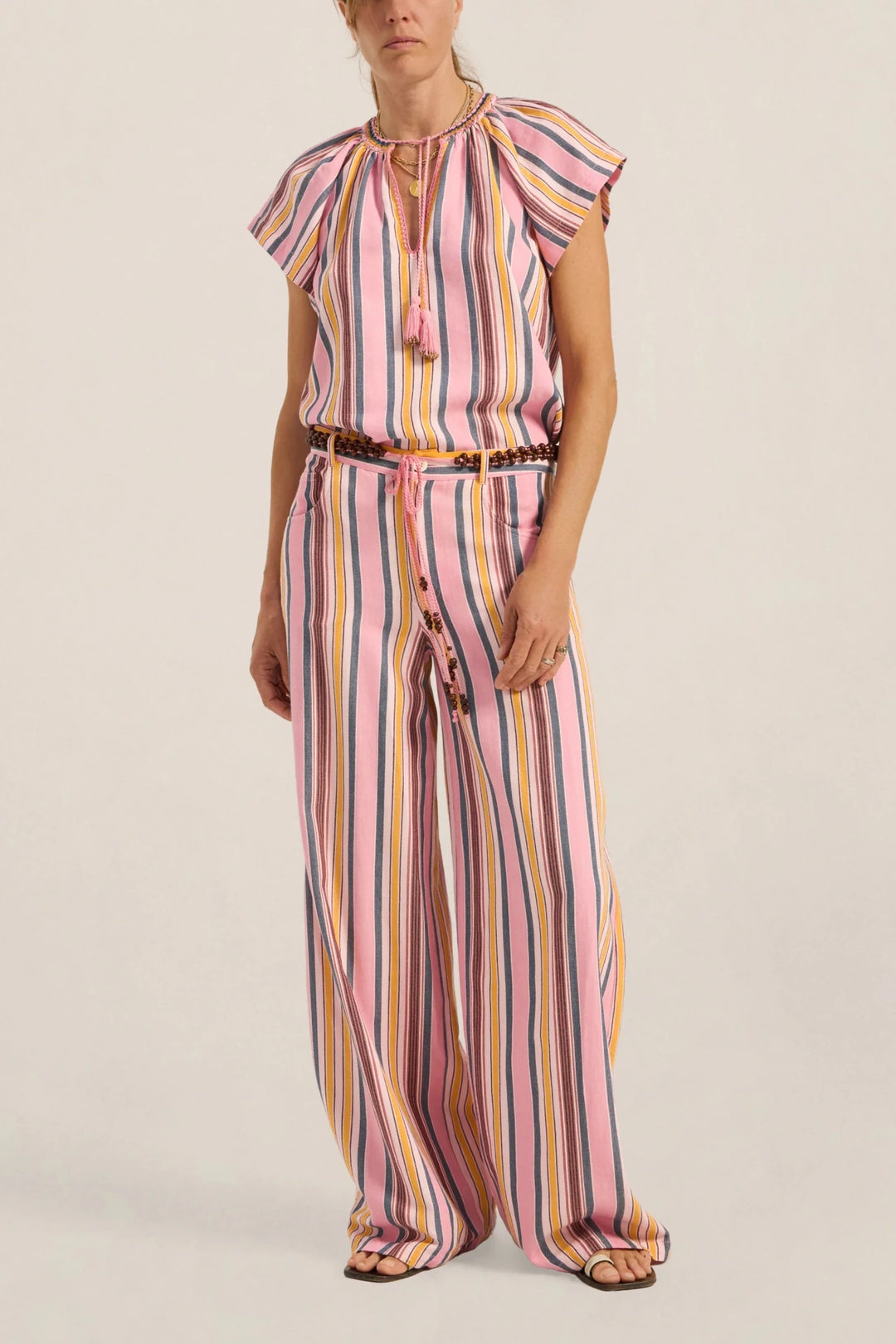 Ilio Nema - Zetus Samos Stripe Top - Kalifornia Jean Bar