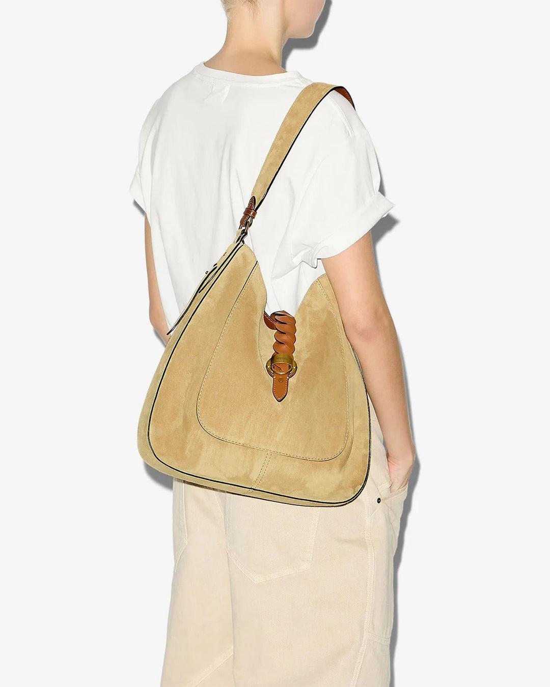 Isabel Marant - Beige Altay Hobo Shoulder Bag - Kalifornia Jean Bar
