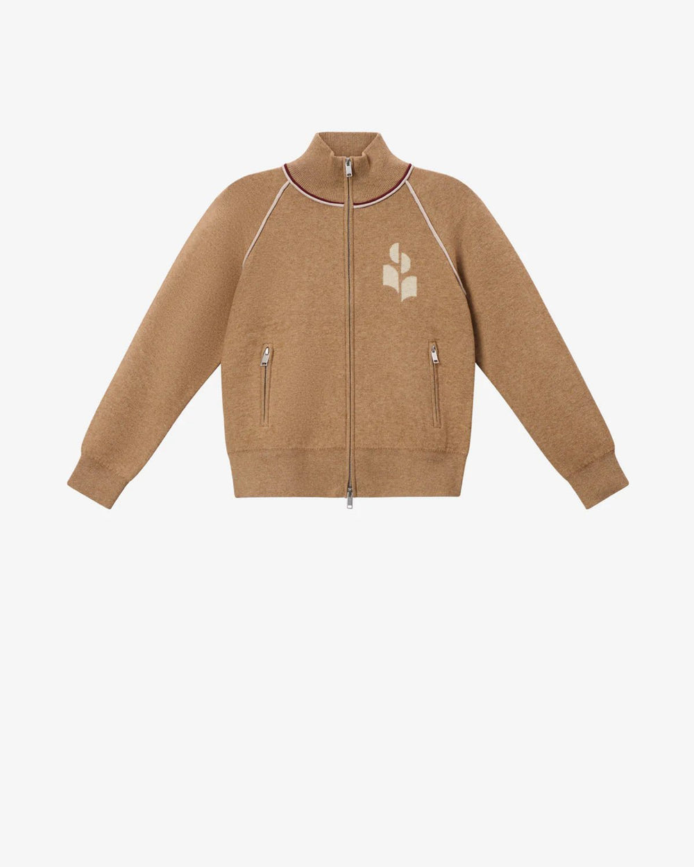 Isabel Marant - Camel/Light Gray Lanya Cardigan - Kalifornia Jean Bar