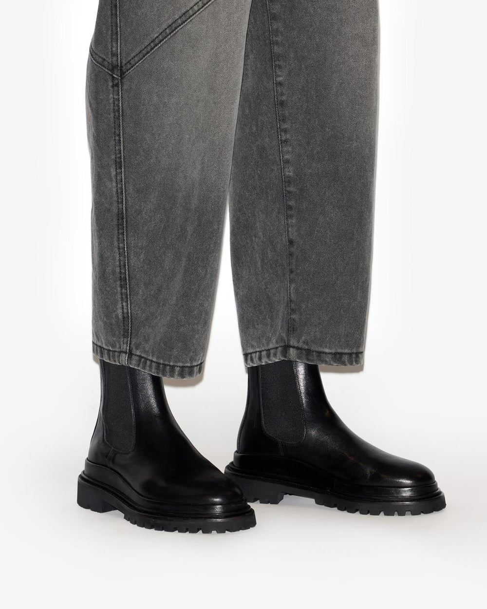 Isabel Marant - Ceilee Rangers Boots in Black - Kalifornia Jean Bar