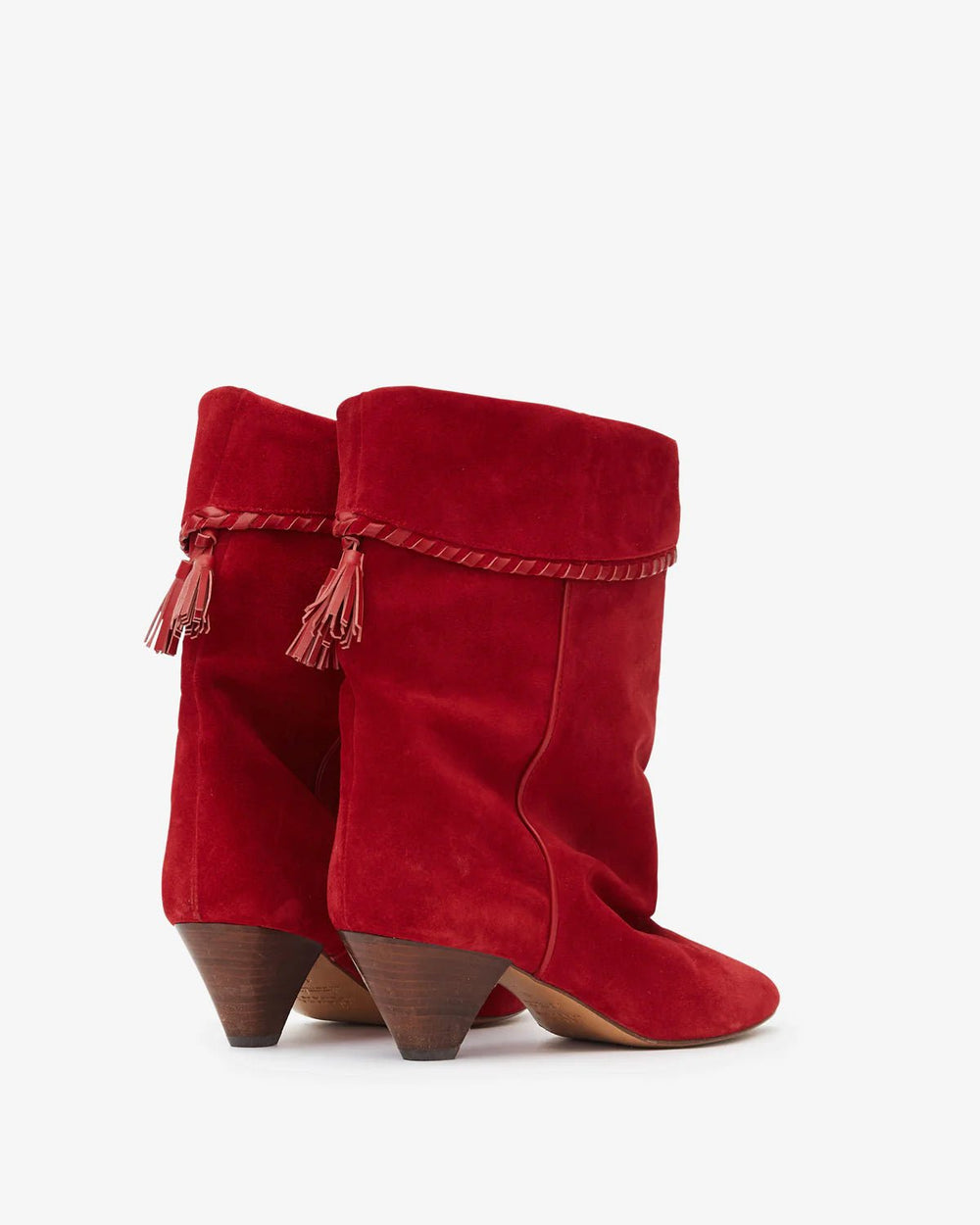 Isabel Marant - Dalby Boots in Red - Kalifornia Jean Bar