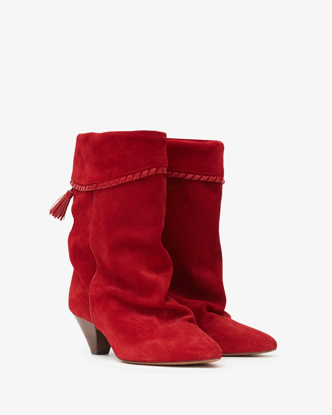Isabel Marant - Dalby Boots in Red - Kalifornia Jean Bar