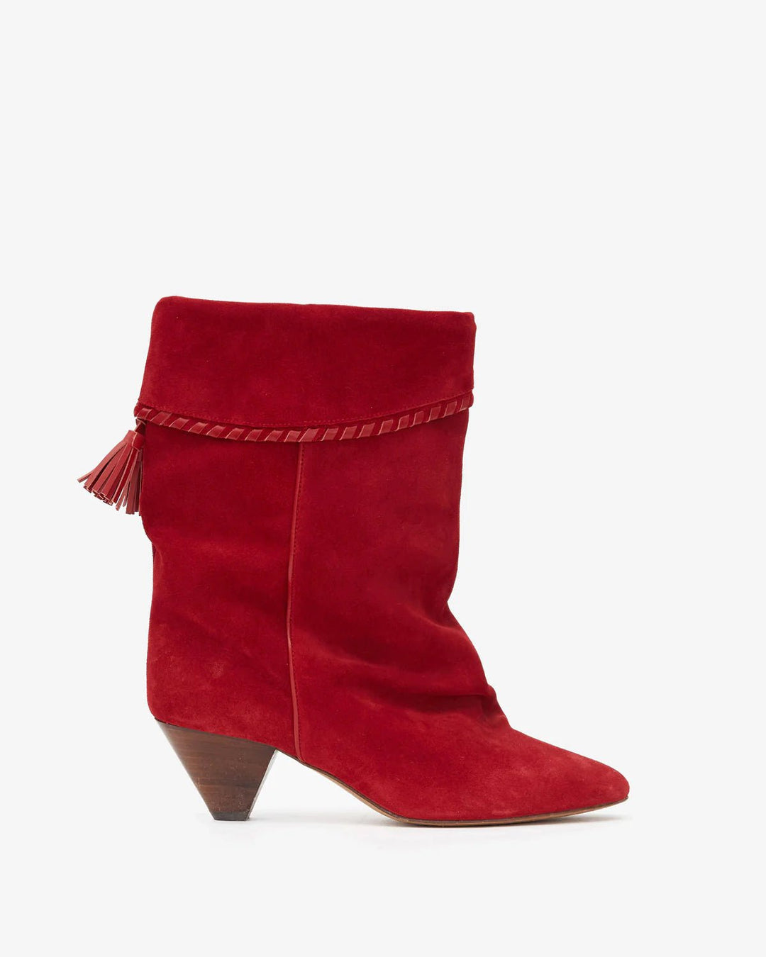 Isabel Marant - Dalby Boots in Red - Kalifornia Jean Bar