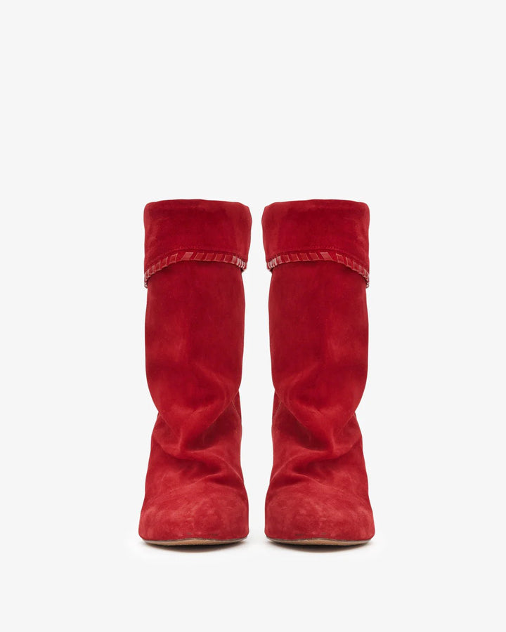 Isabel Marant - Dalby Boots in Red - Kalifornia Jean Bar